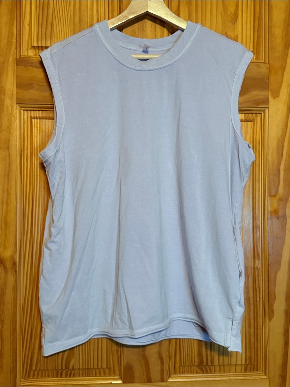 FP Movement by Free People Pale Lavender Sleeveless Muscle Tee